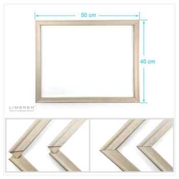 

DIY Wood Inner Frame For Oil Painting By Numbers Print Canvas Poster Size 4050CM