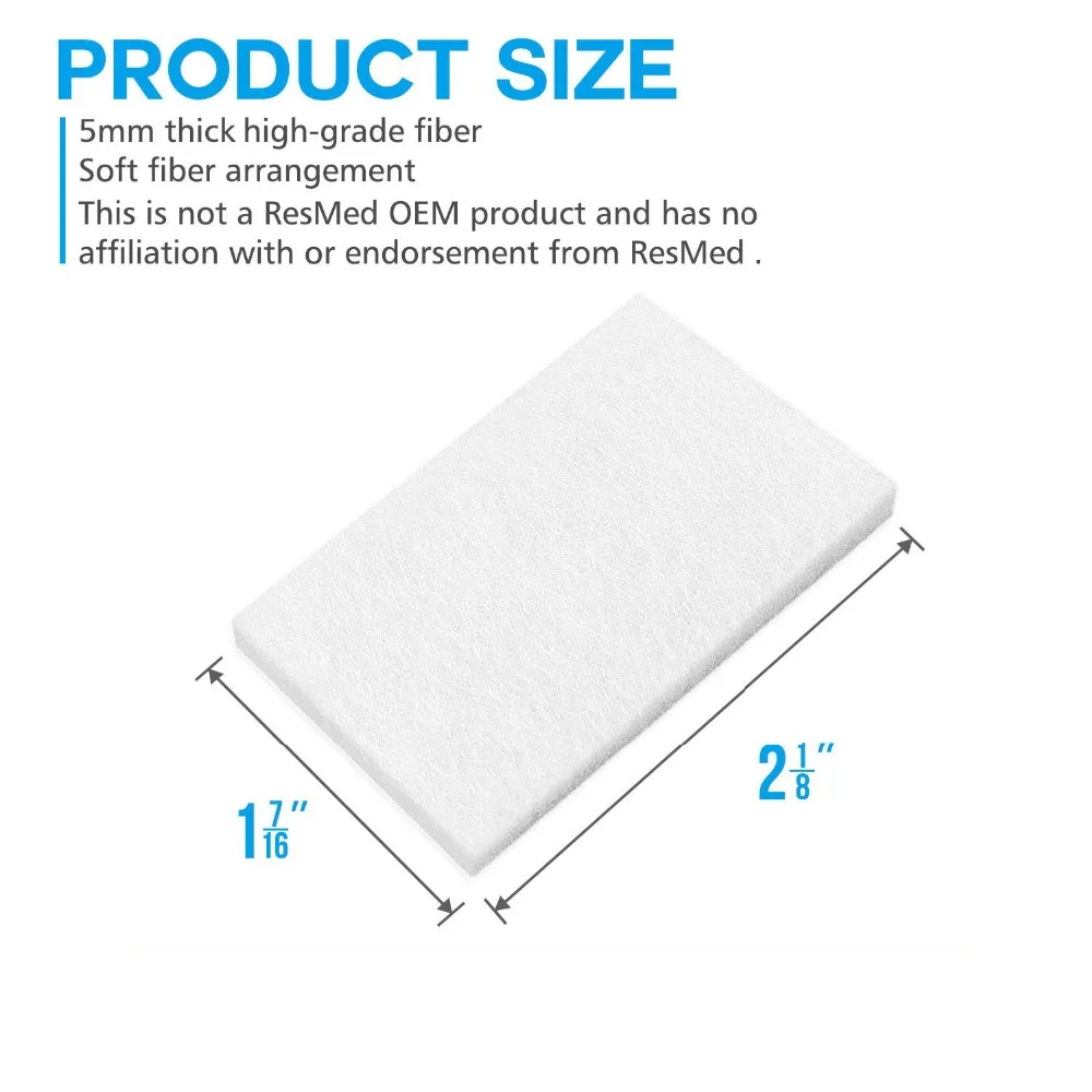 

CPAP Foam Filter|Premium Disposable Universal Filters for ResMed airsense 10 – ResMed aircurve 10 – ResMed CPAP machine