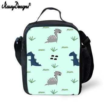 

Noisydesigns Newest Thermal Insulated Lunch Bags for Women Kids Dinosaur 3D print Food Picnic Bag Crossbody Meal Drop Shipping