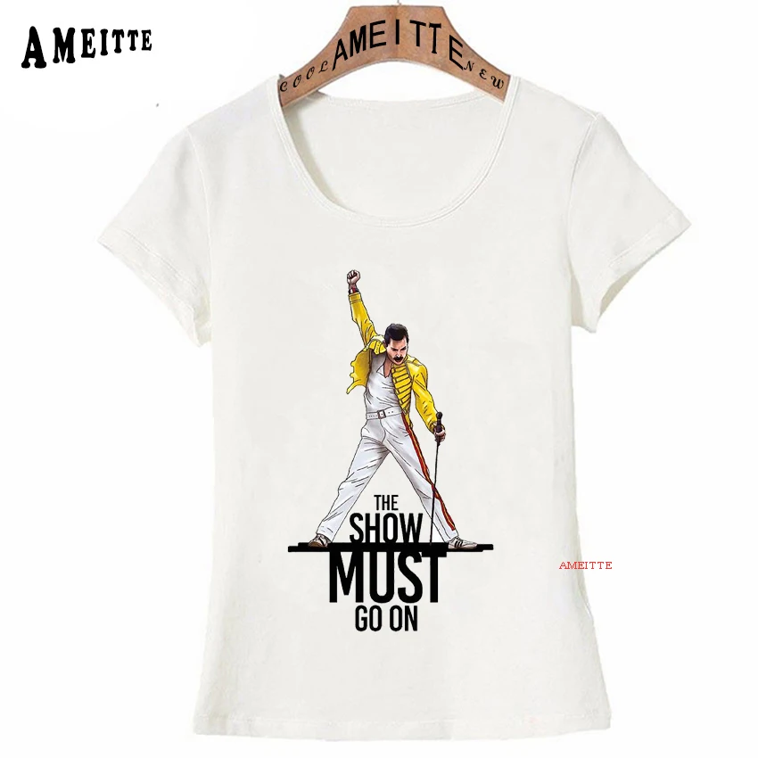 Freddie Mercury The Queen Band T-Shirt Women Hip H