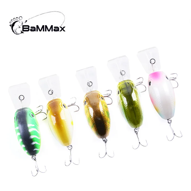 Bammax Minnow приманки для ловли рыбы 7 г 5 см приманка воблер твердая Бас блесны жира