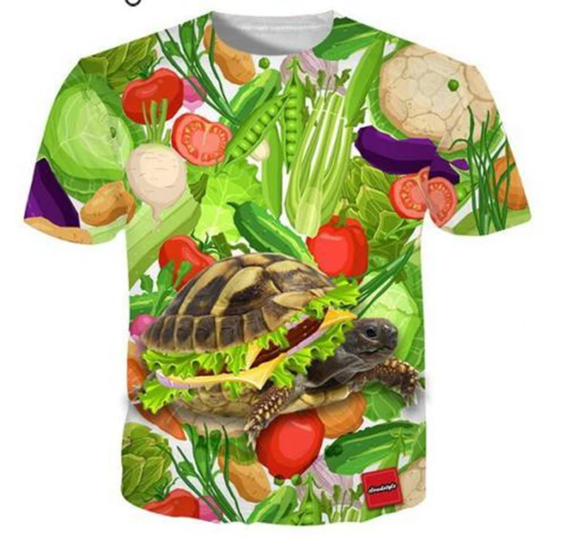 Lovers Hip Hop Women/Mens t shirt Fruit and Vagetable Short Sleeves 3D Print T-Shirt Summer Clothes Tops Tees Plus S-6XL R1318