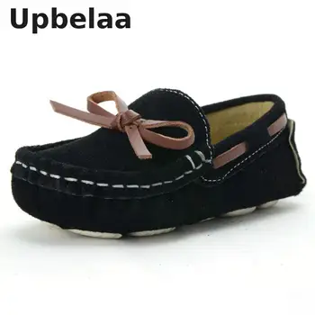 

Kids Shoes Leather Children Child Sneakers For Girl Black Suede Casual Shoes Baby Toddler Peas Shoes Soft Boys Loafers Moccasins
