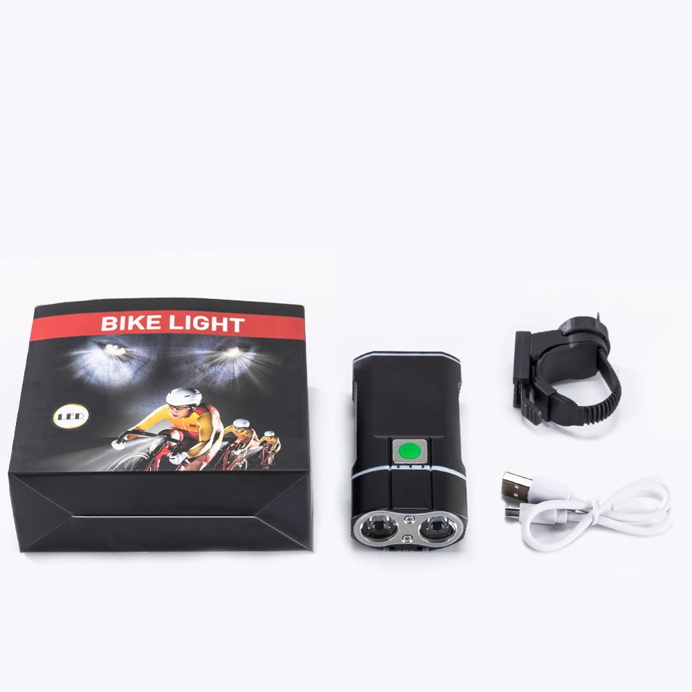 Discount WOSAWE 2400 Lumen Bicycle Light Usb Rechargeable Built in Battery Flashlight Waterproof Mountain Cycling Light Bike Accessories 5