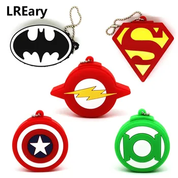 

Hot Superhero Badge/Logo 32GB Batman Pendrive Superman Mark USB Flash Drive 64GB Pen Drive 16GB Pendrive 4GB 8GB Memory Stick