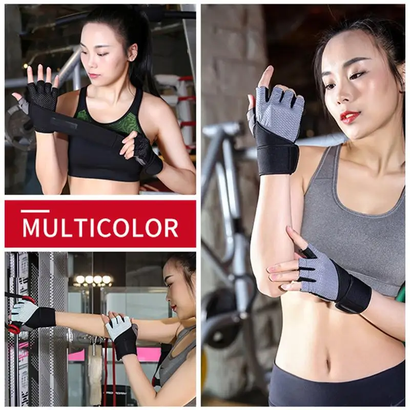 New Women/Men Training Gym Gloves Body Building Sport Fitness Gloves Exercise Weight Lifting Gloves Men Gloves Women