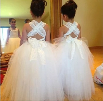 2017 Latest Flower Girl Dresses Princess Ball Gown Communion Party Pageant Dress for Little Girl Kids/Children Dress for Wedding girl s formal dress 2018 flower wedding dresses kids gauze birthday evening party ball gown children s princess dress pink 2 13y