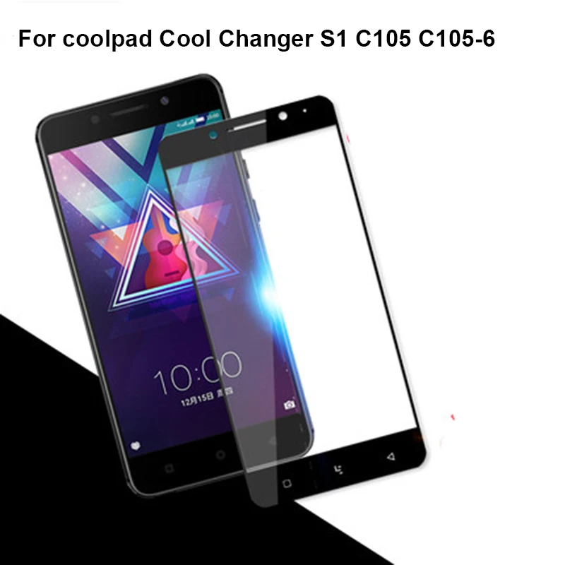 2 шт. закаленное стекло для coolpad Cool Changer S1 S 1 C105 полное покрытие 9H Взрывозащищенная