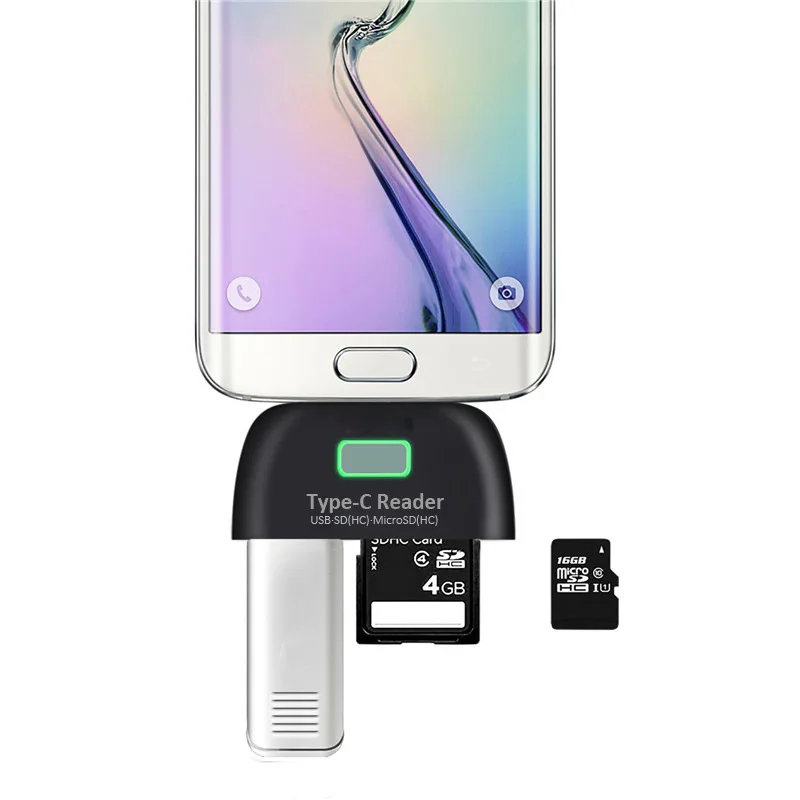 Type C адаптер OTG конвертер Поддержка SD TF Micro SD порт подарок Бесплатный зарядный кабель USB C Мужской Для type C для смартфонов планшетов