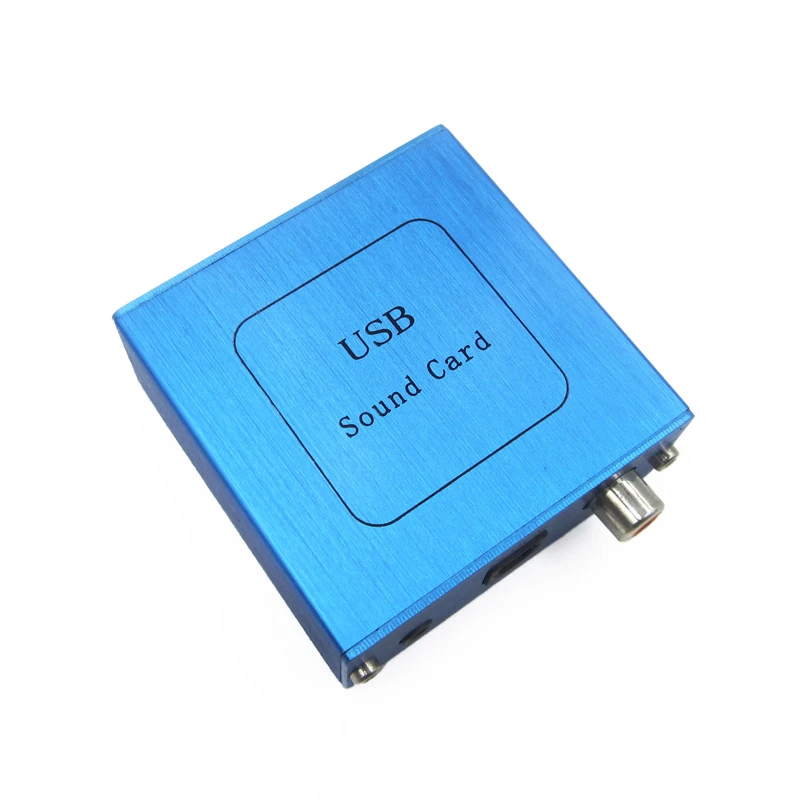 PCM2704 USB DAC USB to SPDIF Sound Card Decoder Board For Computer Aluminum case01