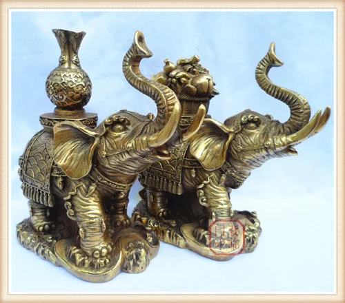 

Fortune oil Bronze copper elephant elephant
