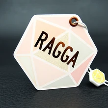 Логотип на заказ, Черный Принт, Маленький милый белый картон, бирка