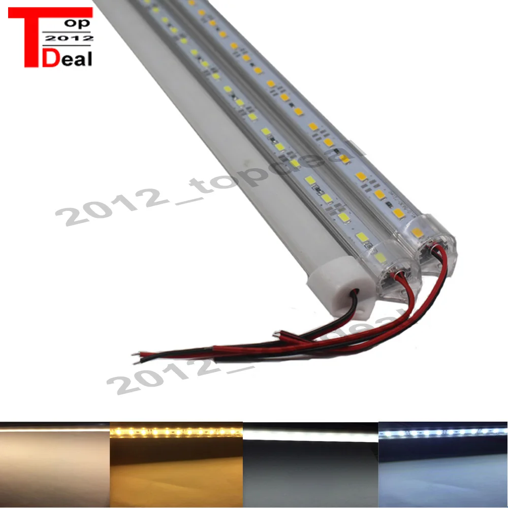 

5pcs/lot 50CM U Aluminium shell DC 12V 36 SMD 5630 LED Hard Rigid LED Strip white/warm white