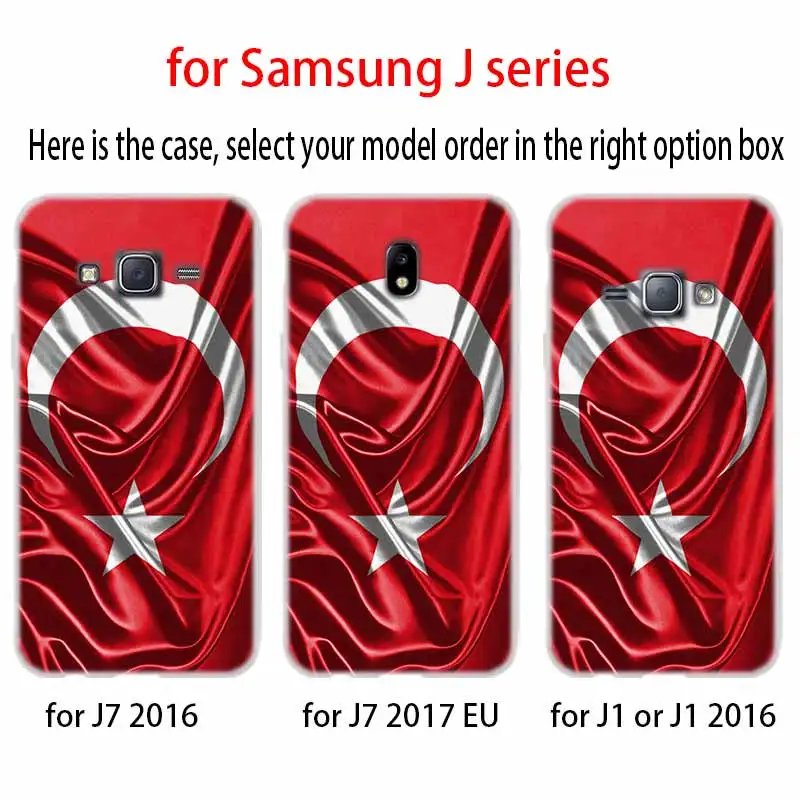 Мягкий чехол для телефона Samsung Galaxy J6 J8 J3 J5 J7 J4 Plus 2018 2016 2017 EU Prime Pro Ace j610 флаг Турция