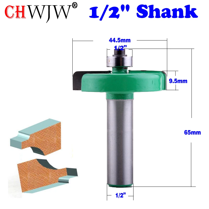 

1 PC 1/2" Shank Back Cutter Assemblies Router Bit - CHWJW