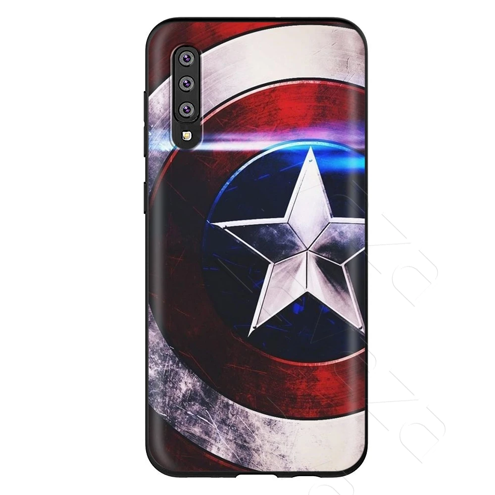 Lavaza Marvel Человек-паук Капитан Америка чехол для samsung Galaxy S6 S7 край J6 S8 S9 S10 плюс A3 A5 A6 A7 A8 A9 Note 8, 9