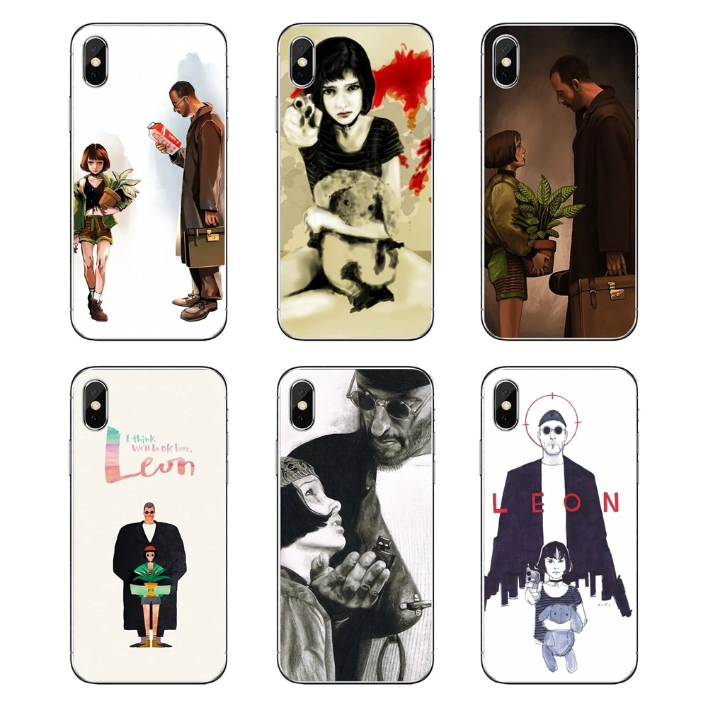 Soft Cases Cover Killer Leon and Mathilda Cartoon Movie Art For Huawei P20 Lite Nova 2i 3i 3 GR3 Y6 Pro Y7 Y8 Y9 Prime 2018 2019 |
