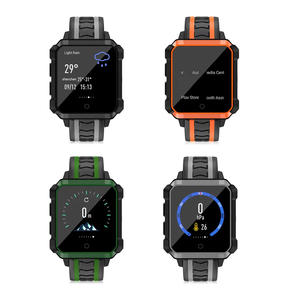 Microwear H7 4G IP68 Waterproof Smart Watch Men Android IOS Phone SIM GPS Heart Rate Monitor Outdoor Climbing Sport Smartwatch