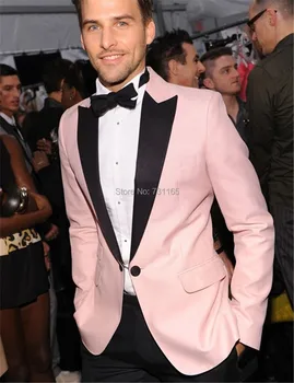 

Pink Design Tuxedos For Men Wedding Groom Suit Men slim fit blazer designs Men business Suits