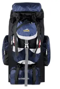 Navy 70L походный рюкзак, походные рюкзаки, походная сумка, мужской рюкзак, уличные спортивные сумки, дождевик, туристический рюкзак для путешествий, Mochila XA52A - Цвет: Navy
