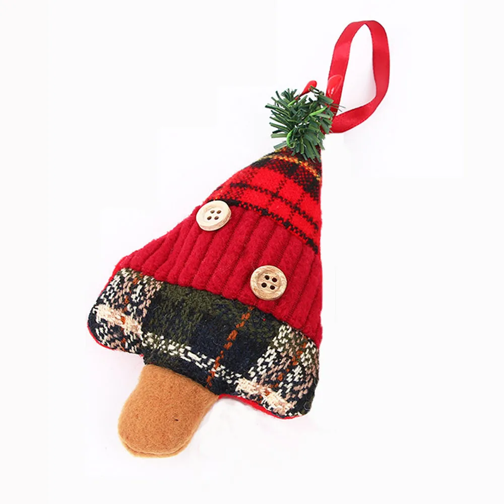 Рождественские украшения подарок Санта Клаус Снеговик игрушка-кукла в виде оленя повесить украшения Рождественские украшения# YY