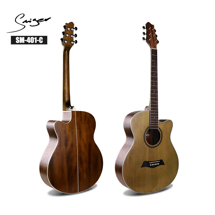 Гитара акустическая электрическая стальная струна Flattop 40 дюймов A Body Guitarra 6 струн