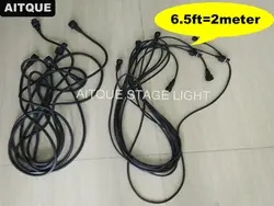 Напольный удлинитель 3 pin led кабель 2 метра ip65 кабели 6.5ft dmx кабель