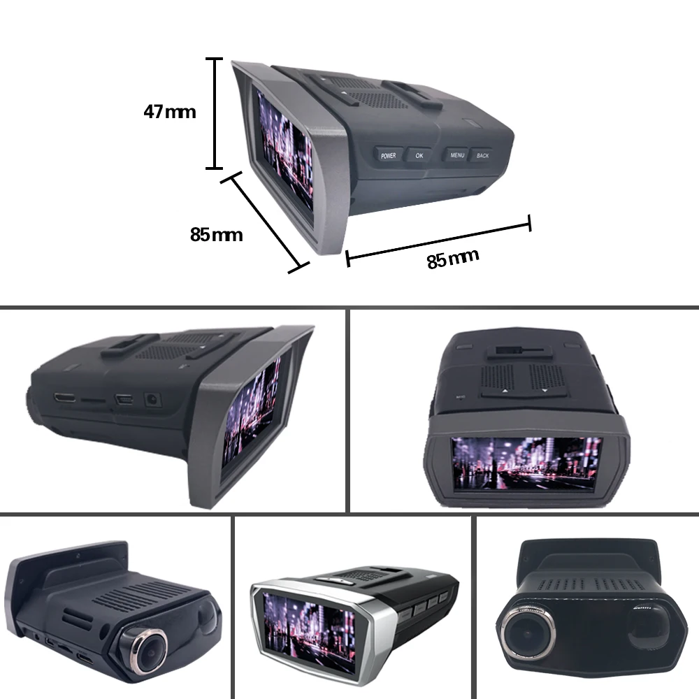 Addkey радар детектор зеркало 3 в 1 dash cam dvr рекордер с антирадаром инструкция