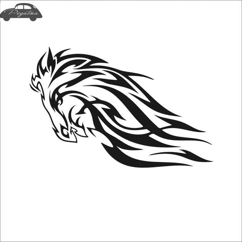 Horse Riding Decal  Posters Vinyl Wall Decals Pegatina Quadro Parede Decor Mural Wild Animal Sticker 719