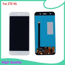 5” LCD White Full Display Touch Screen Digitizer Assembly Replacement For ZTE Blade X7 D6 V6 Z7 Free Shipping Mobile Phone LCDs