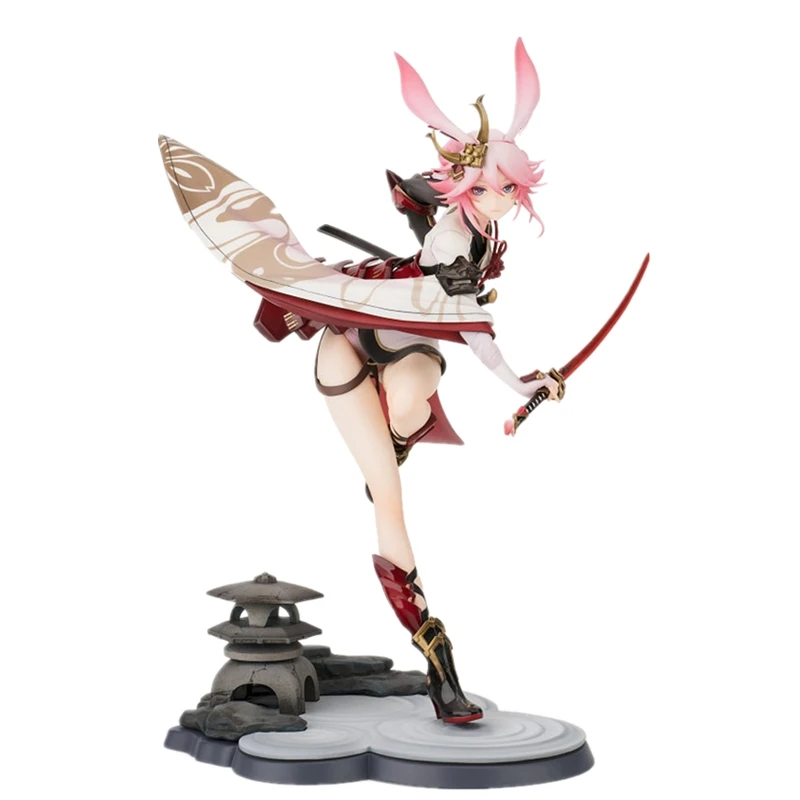 

Game Honkai Impact 3 Figure Sakura Yae Heretic Miko PVC Action Figure Collectible Model Toy Sexy Girls Figure 26CM
