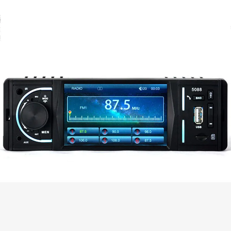 

5088 Car Radio 4" TFT Screen In Dash Auto audio Player AUX USB Autoradio Bluetooth Handsfree Rear View Camera Remote Control