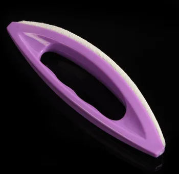

1X chamois sheep leather nail buffer and polish tool for nail art buffing
