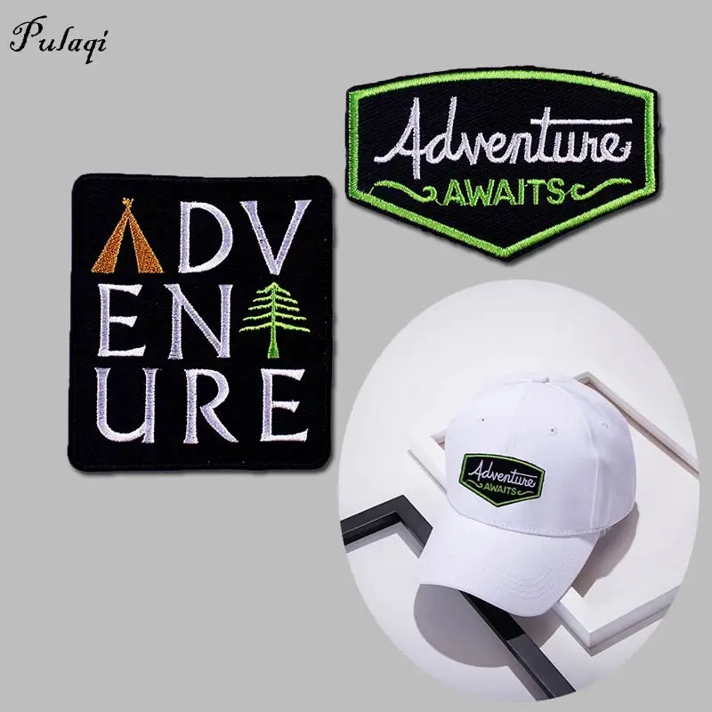 Pulaqi Adventure вышитые железные нашивки на одежду горный путешественник полосы