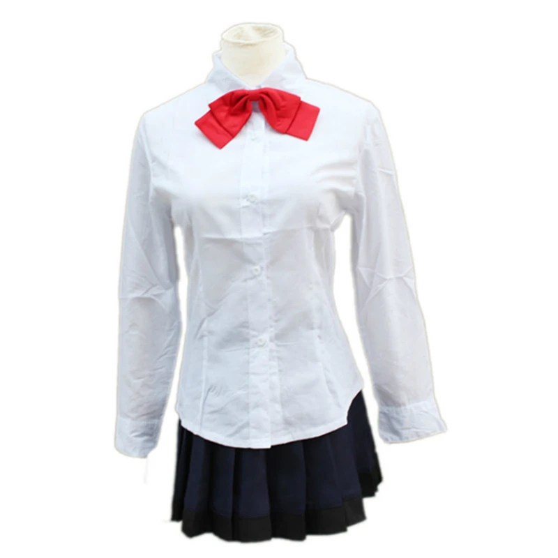 YKJ Anime Costume Cosplay High School Uniform Halloween Party Costume Cosplay per Le Donne Ragazze Set,Suit-XL