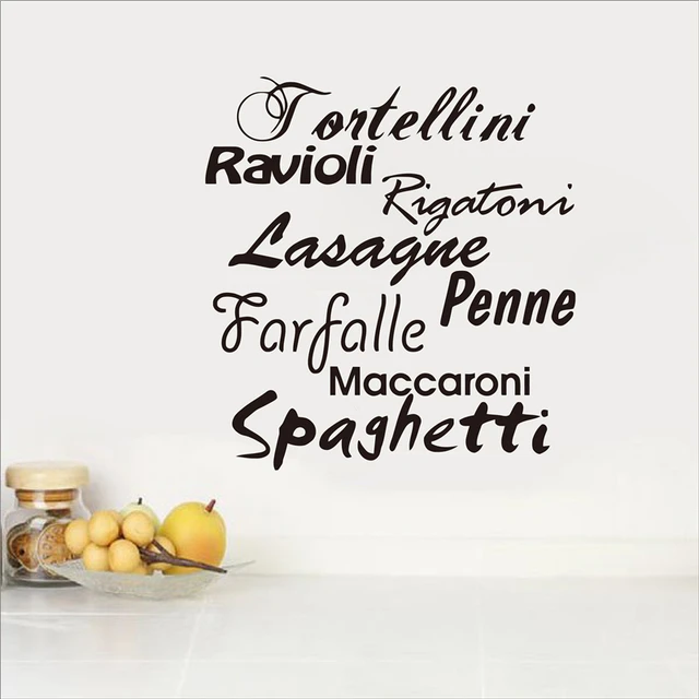 Special Offers Adesivo Murale Pasta Cucina Tagliatelle Italian Language Vinyl Wall Stickers For Dining Room Kitchen Decoration Free Shipping Special Offers Adesivo Murale Pasta Cucina Tagliatelle Italian Language Vinyl Wall Stickers For Dining Room Kitchen Decoration Free Shipping