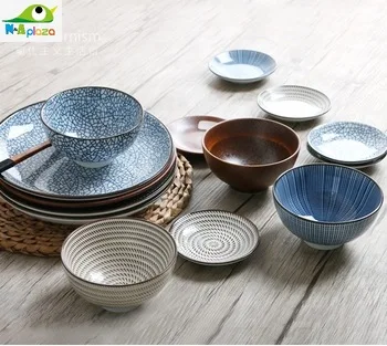 Safety Under Glazed Stripe geometry food Cake Dishes And Plates Porcelain Pastry Fruit Tray Ceramic Tableware For Steak Dinner