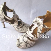 Для женщин змеиный принт кожаные бальные туфли для танцев «Латина» туфли для сальсы, 34,35, 36,37, 38,39, 40,41