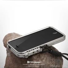 Для Apple iPhone 5 5S SE Чехол класса люкс робот с декоративной металлической пряжкой и противоударная Премиум Алюминий бампер чехол s для IP5S