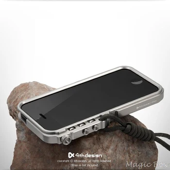 

For Apple iPhone 5 5S SE Case Luxury Robot Buckle Metal Shockproof Premium Aluminum Bumper Cases For IP5S