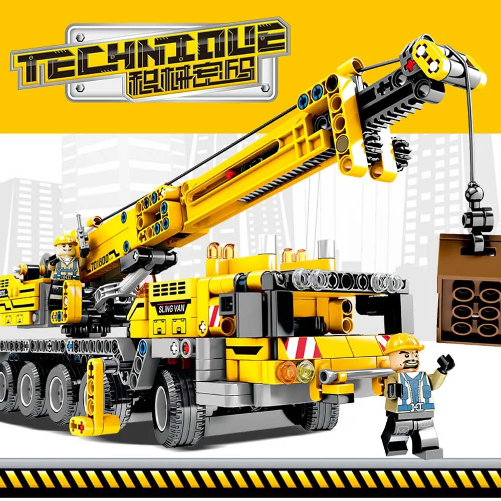 

665PCS technic truck motor technik figures Building Blocks Bricks Diy Toys Compatible with legoING gift for children