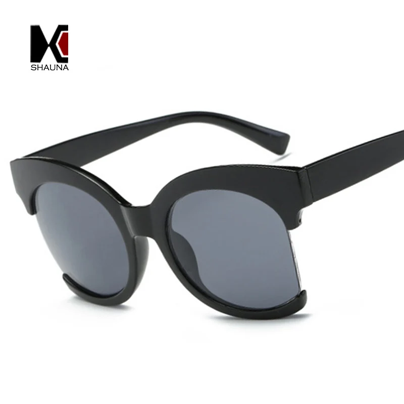 Oversized Half Frame Women Cateye Sunglasses Fashion Ladies Eyewear Oversized Half Frame Women Cateye Sunglasses Fashion Ladies Eyewear