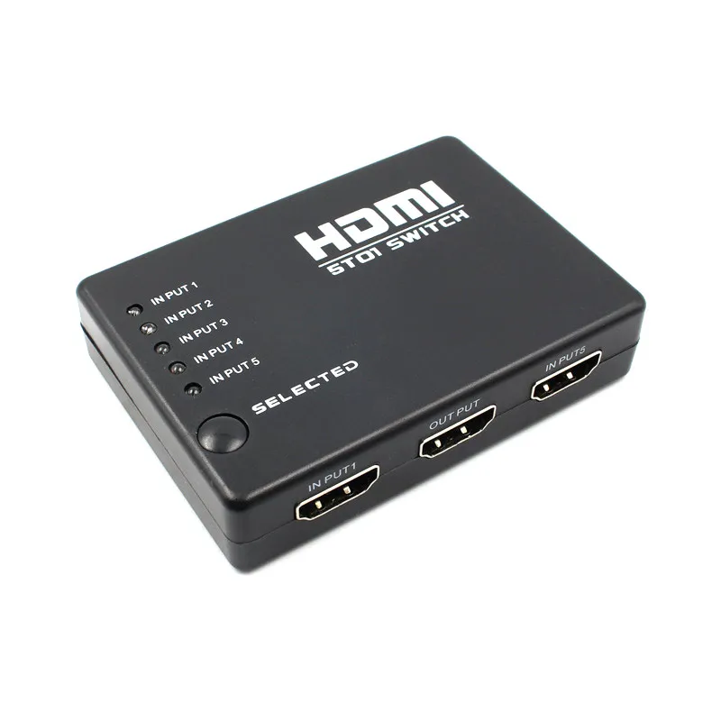 Лидер продаж 2019 переключатель сплиттер HDMI с 5 портами дистанционным управлением