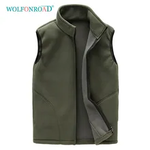 WOLFONROAD, мужской жилет для улицы, весна, флис, софтшелл, пальто, походный туристический жилет, осенняя спортивная одежда, зимние куртки без рукавов