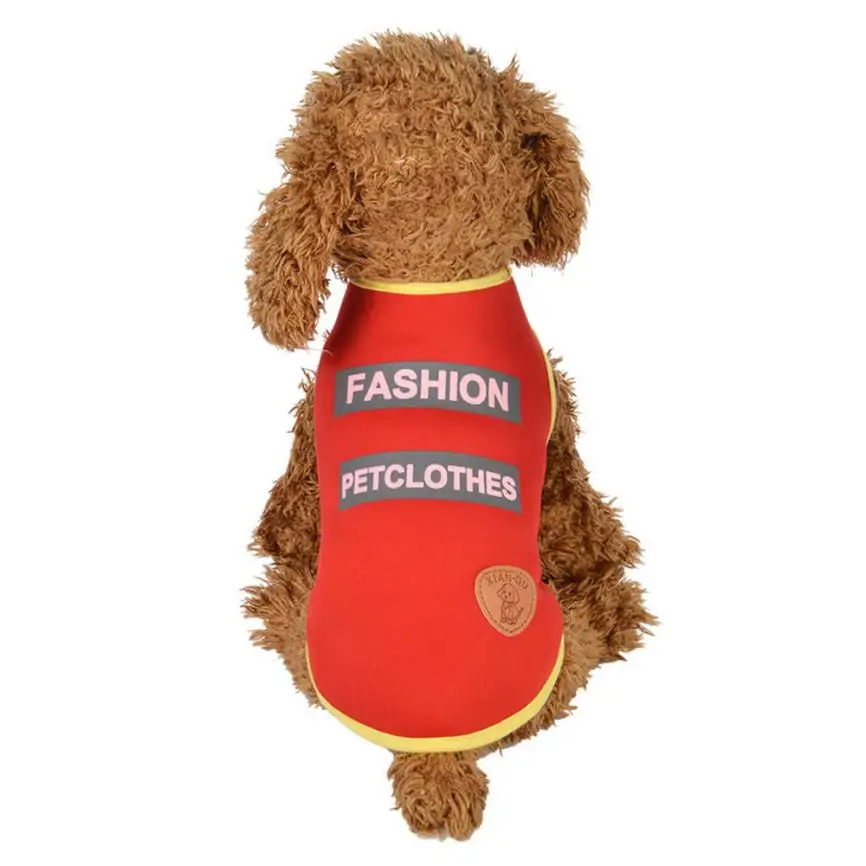 TAILUP Dog clothes christmas Pet Clothes Puppy Round Neck Shirt Healthy
