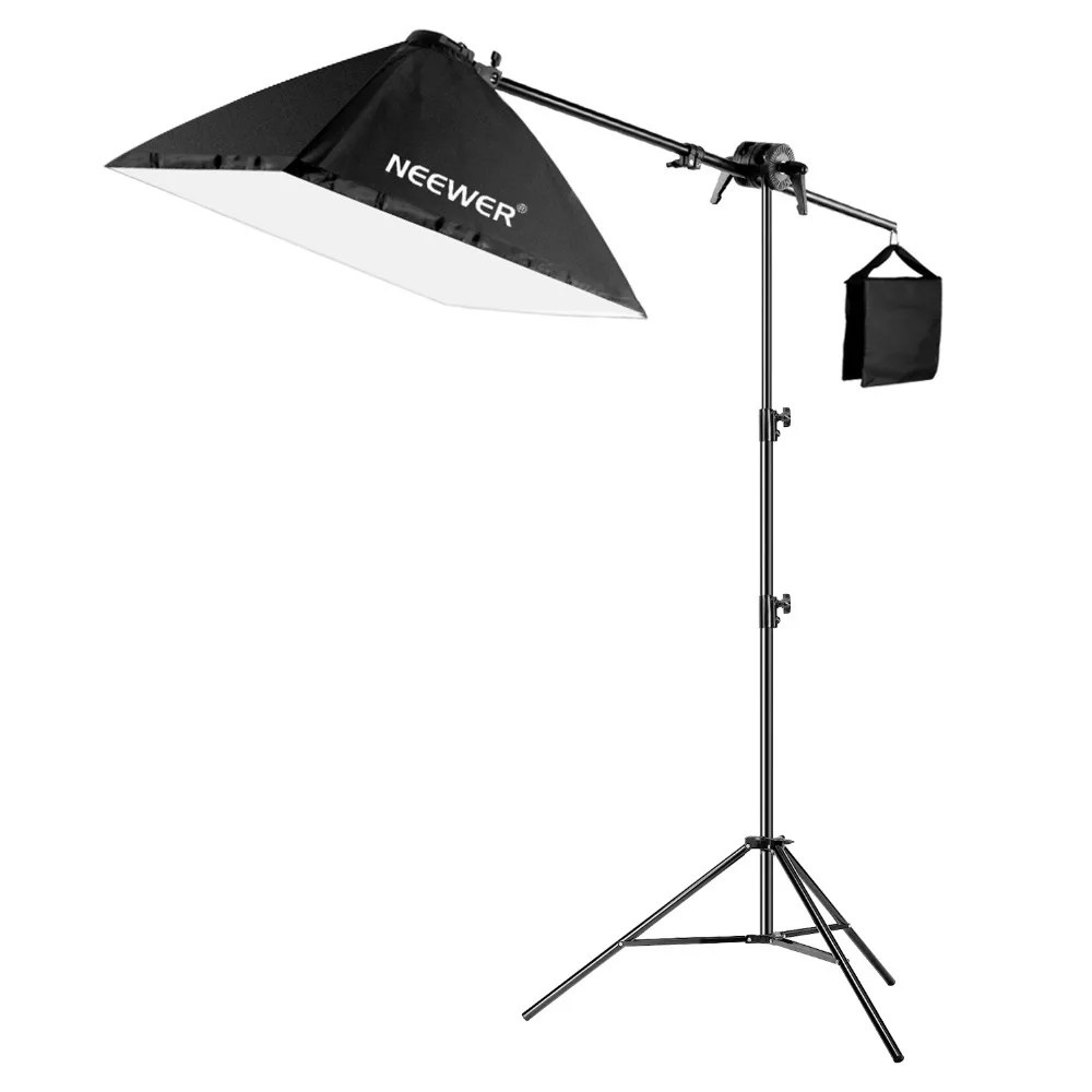 Neewer 600w Pro Softbox Lighting Kit 3 Packs 24x24 Inches/60x60 Centimeters Softbox With 45w