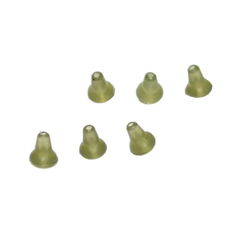 

100pcs Rubber Fishing Hook Earring Backs Fishing hook Stoppers Earring Nuts Clutches isca artificial soft lure leurre souple #8