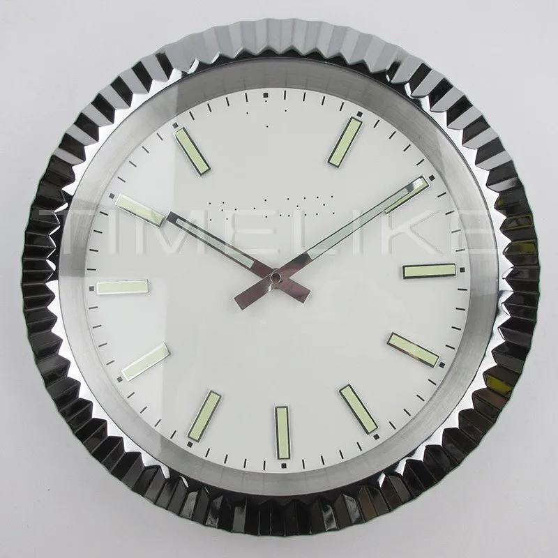Горячая металлические настенные часы Роскошный дизайн часы форма нержавеющая сталь часы Duvar Saati Reloj De Pared Horloge Murale Wandklok