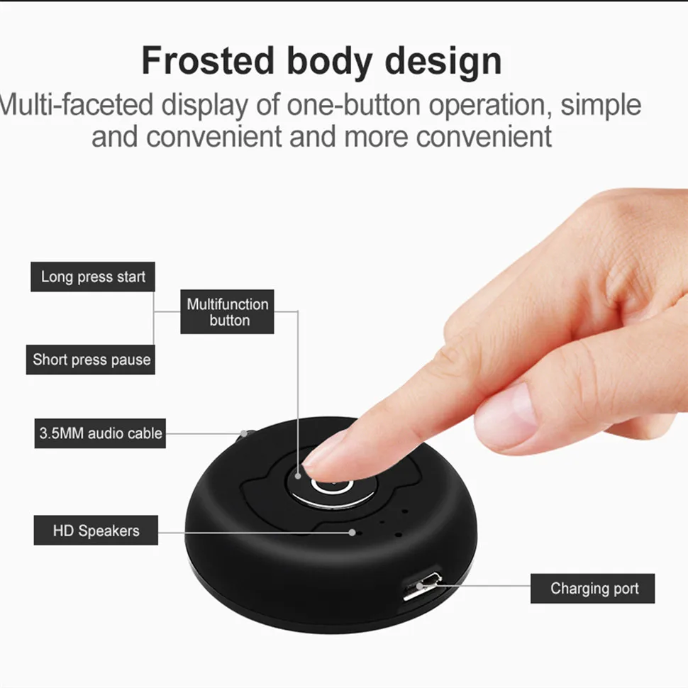 YKSO Wireless Bluetooth Transmitter Audio Receiver 3.5mm Multipoint Stereo Adapter Car For PC TV Speaker (6)