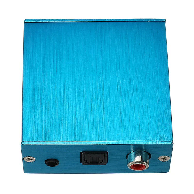 

LEORY Portable PCM2704 USB DAC USB to S/PDIF Sound Card Decoder Board Coaxial Coaxial Fiber Optic Output With Aluminum Box